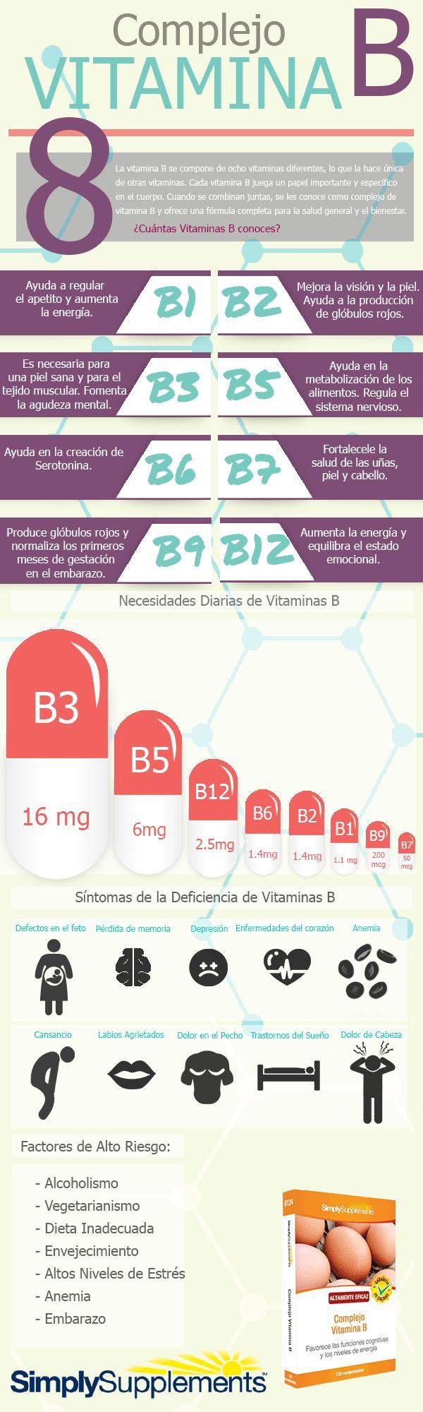 infografia beneficios vitamina b