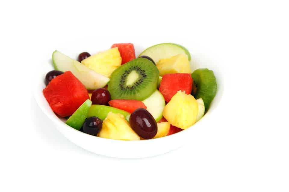 frutas en el desayuno