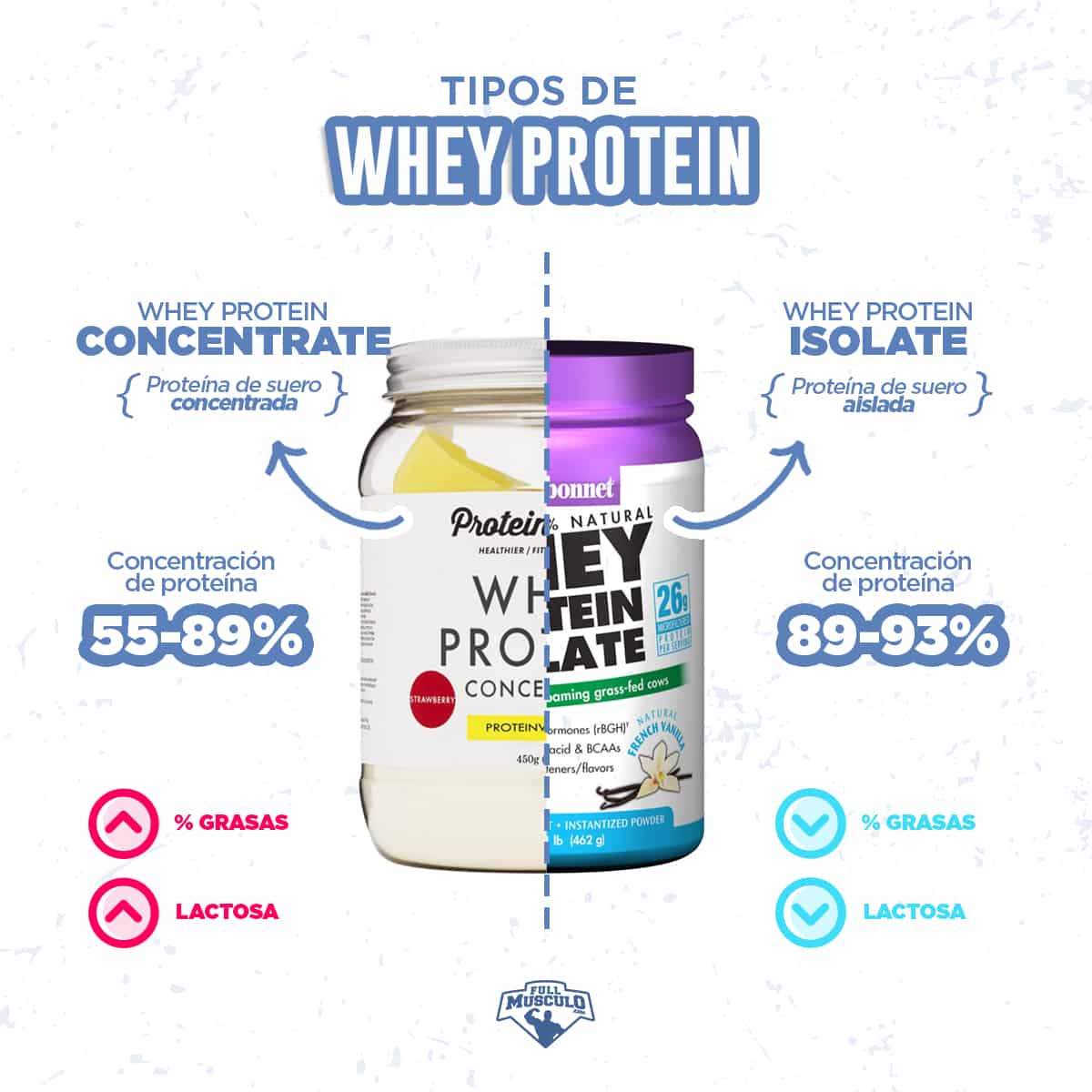 whey protein concentrada vs isolate